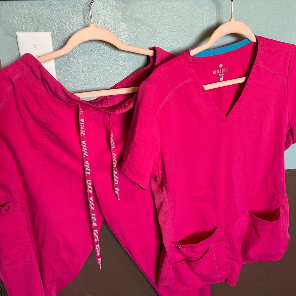 Women’s Med Couture Pink Scrub set